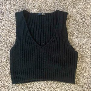 Shien black sweater vest